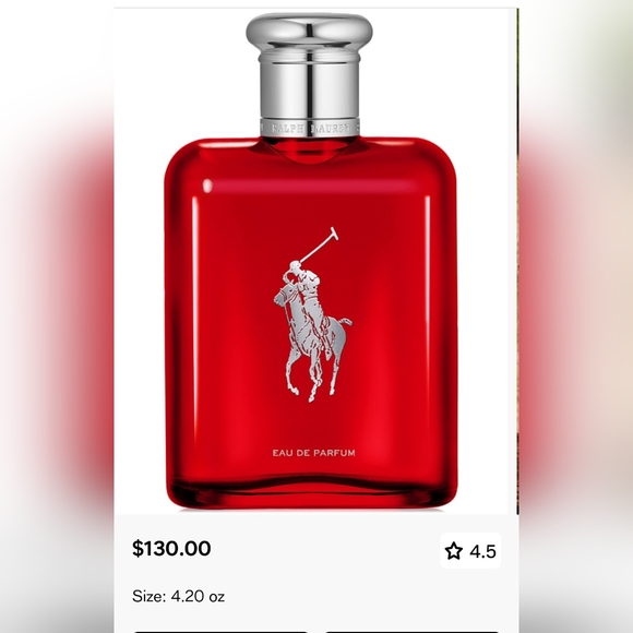 POLO RALPH LAUREN RED FOR MEN - Picture 4 of 7